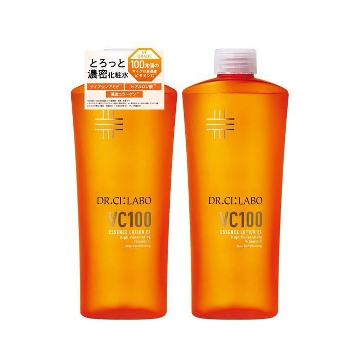 [Dr. Ci:Labo] VC100 Essence Lotion EX V Refill Set (285mL / 2 count / approx. 2-3 month supply) Vitamin C Toner (Transparency/Pores/Skin