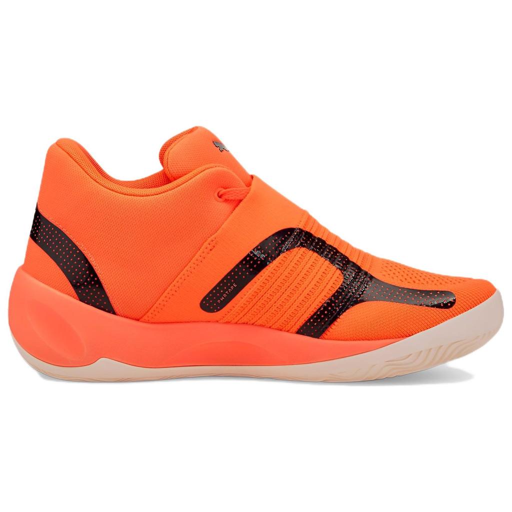Puma Rise Nitro Fiery Coral Lime Squeeze Men Sneakers Orange 377012-04