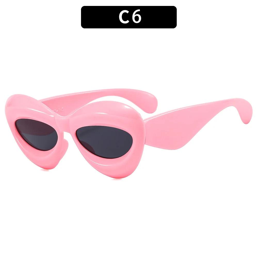 New Women Cat Eye Sunglasses Cute Candy Color Trendy Y2K Party Eyewear Spice Girls Gafas De Sol