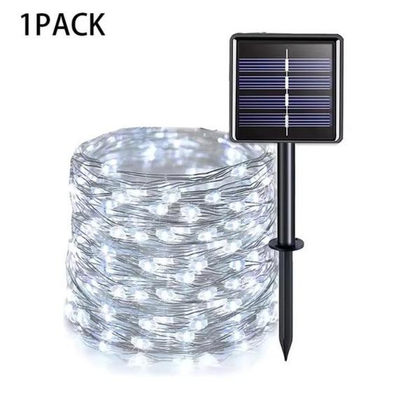 12m LED Solar String Light Outdoor Garden Fairy Lights 100Leds Waterproof Lamp for Christmas Party Decor