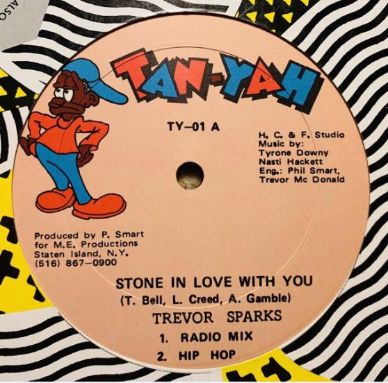 

12inch Record TREVOR SPARKS Stone In Love With You TY01 TanYah Reggae Ska Dub Used