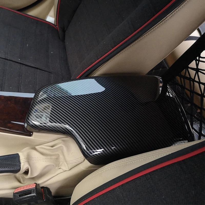 For BMW 3 5 7 Series 3GT 5GT 6GT X3 X4 X5 X6 X7 Carbon Fiber Car Center Armrest Box Protective Cover Seat Arm Rest Box
