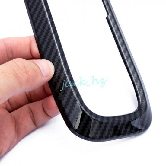 Carbon Fiber Interior Door Handle Surrounds Trims For -2024 Ford Explorer