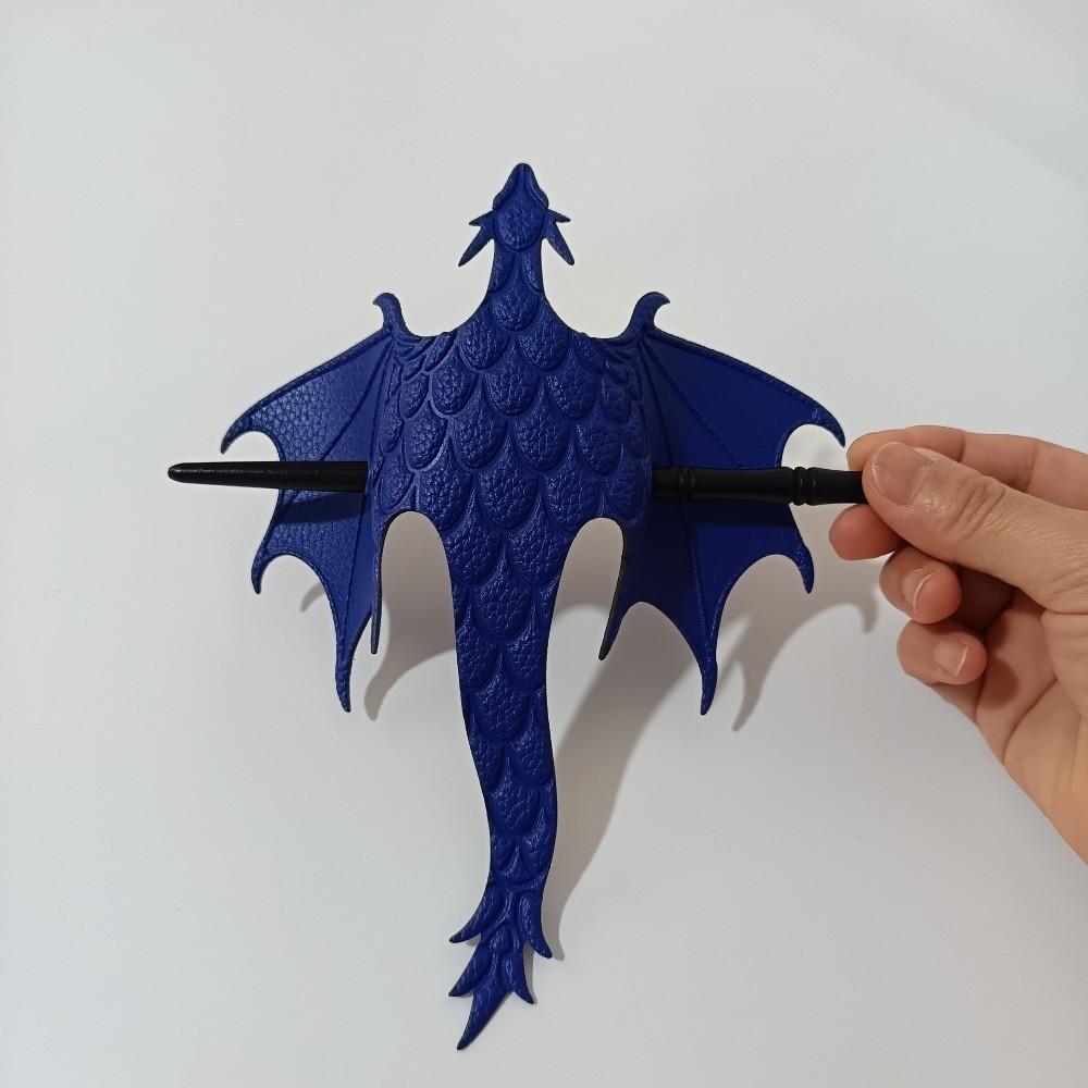 Medieval Vintage Vintage Dragon Hairpin Dragon Shaped Hair Stick Dragon Hair Stick Hair Ornament Blue