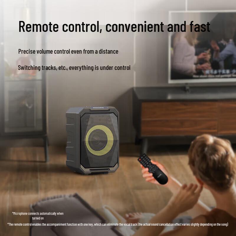 Philips SD308 Portable Karaoke & Outdoor Bluetooth Speaker