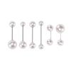 Classic Simple Versatile Alloy Pearl Pin Brooch Creative Ladies Sweater Shirt Brooch Ornament Pin