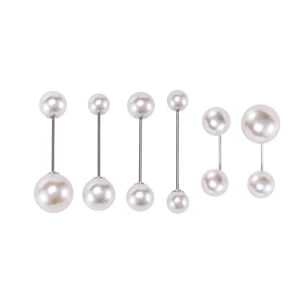 Classic Simple Versatile Alloy Pearl Pin Brooch Creative Ladies Sweater Shirt Brooch Ornament Pin