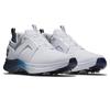 FootJoy Hyperflex Carbon BOA Golf 3E Men's Shoes, White/Navy, 26.0 Cm,