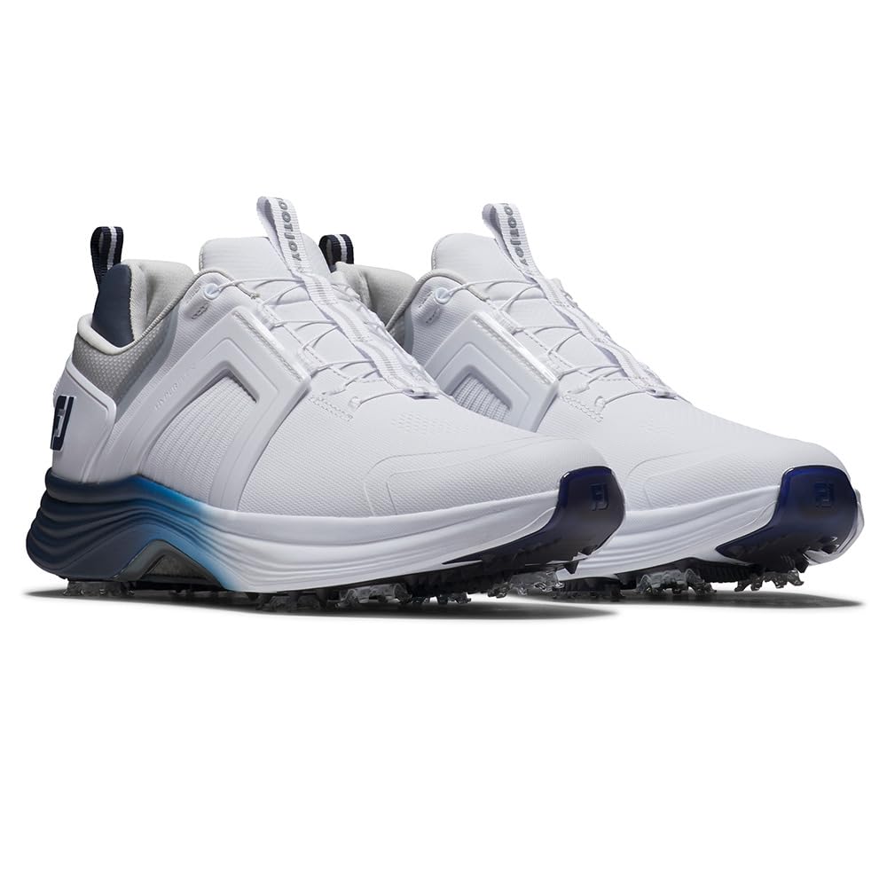 

FootJoy Hyperflex Carbon BOA Golf 3E Men s Shoes, White/Navy, 26.0 cm,