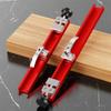 Cutting Machine Ruler Adjustable Width Circular Saw Guide Rail Two-Way Buckle Locking Clamp for Woodworking Engraving Framing