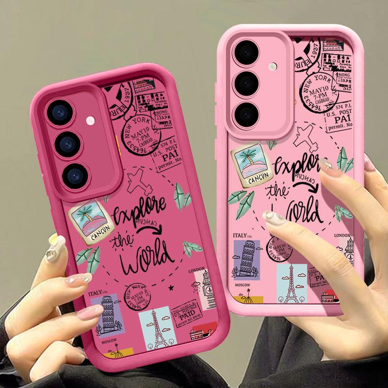 Landmark Case For Samsung Galaxy A56 A36 A26 A16 5G A55 A35 A15 A54 A34 A17 A37 A57 S20 FE S21 S22 S23 S26 S24 S25 Ultra Capa