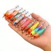 5.8GSlow Sinking Luminous Wood Shrimp Eight Band Special Lure Bait Bionic Simulation Hard Bait Cuttlefish Fake Bait Octopus Bait