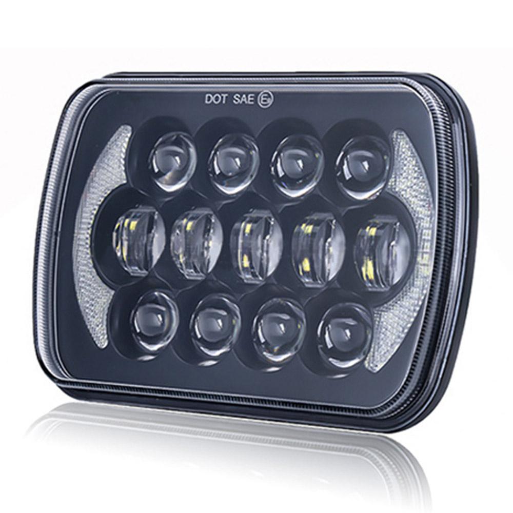 

105 Вт високої потужності IP67 водонепроникний дальній ближній промінь квадратної автомобільної світлодіодної фари для транспортних засобів 5x7 6x7 дюймів Type A