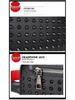2025 Black Studded Versatile Backpack & Shoulder Bag - Large Capacity, High Quality