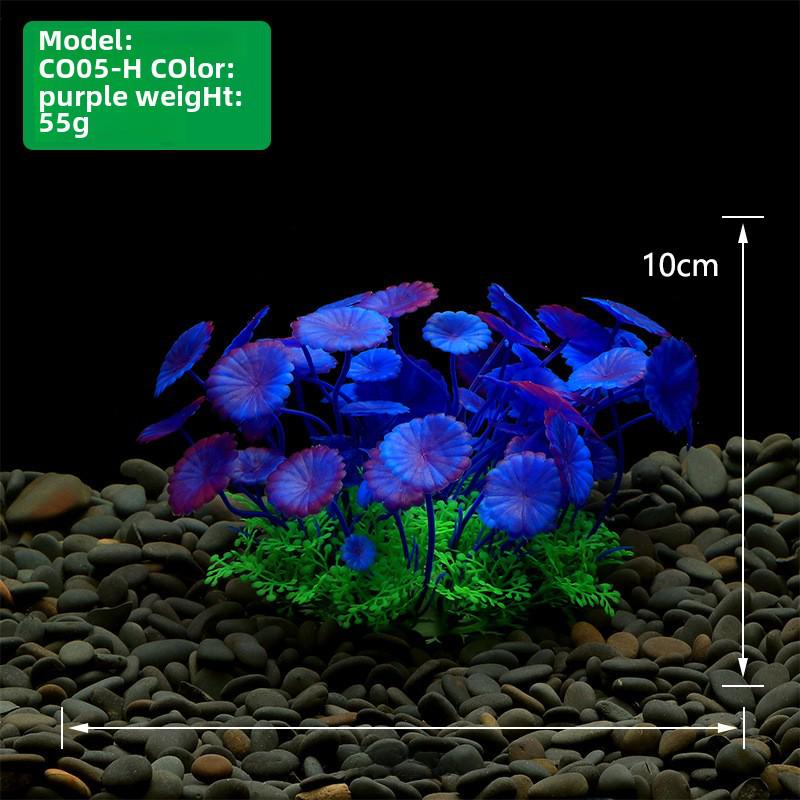 CO-H Aquarium Landscape: Artificial Water Plant for Fish Tank Decoration