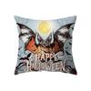 Devil Pumpkin Throw Pillow Cover Halloween Theme    Sofa Chair Bed Cushion  Home Decor