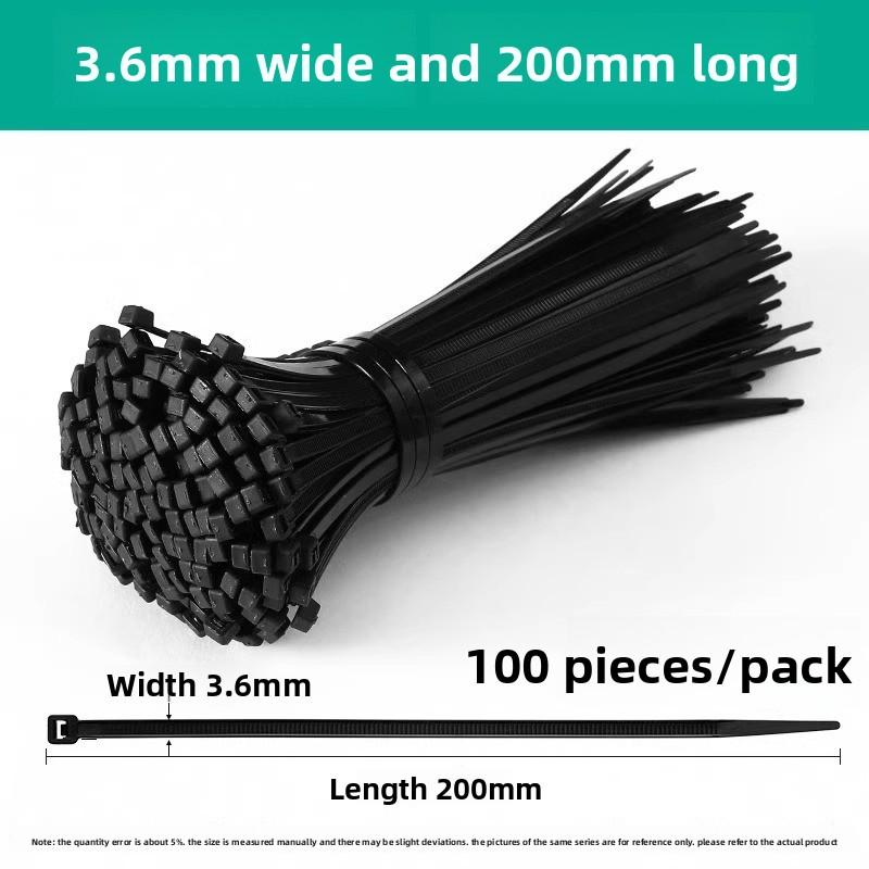 High-Strength Nylon Plastic Self-Locking Cable Ties for Transportation and Fixation