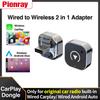 Wireless CarPlay Android Auto Adapter 2 In 1 Smart Mini AI Box Auto Connect USB Dongle Plug & Play for Factory Wired CarPlay Car