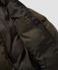 Pealp Vintage Faux Leather Padded Jacket 28(Brown)