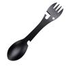 5 In 1 Portable Multifunction Spoon Fork Bottle Can Opener Sawtooth Cutter For Camping Picnic