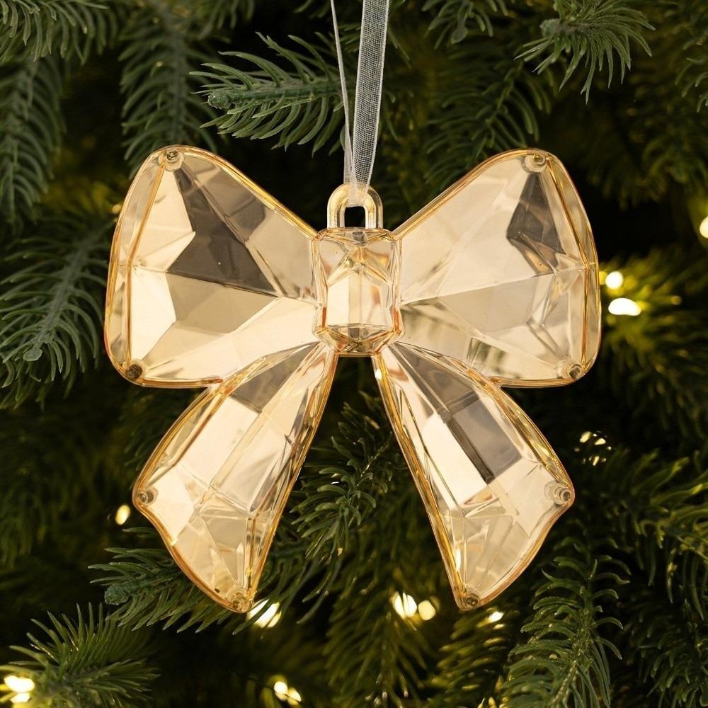 Snowflake Christmas Tree Crystal Decor Acrylic Home Decor Christmas Hanging Home Decoration