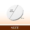 RECOLOSS Round Stretched Canvas Painting Boards, Set of 5, Mini Size, 15cm Diameter, for Acrylic, Watercolor, and Crayon Art Supplies