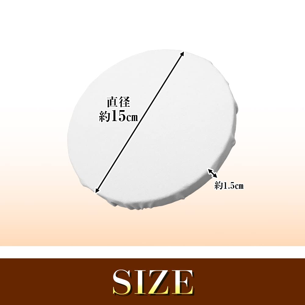 RECOLOSS Round Stretched Canvas Painting Boards, Set of 5, Mini Size, 15cm Diameter, for Acrylic, Watercolor, and Crayon Art Supplies