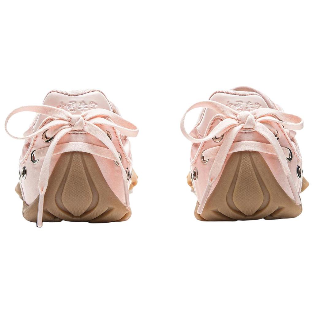 Li Ning Linglong Minimalist Comfortable Durable Lightweight Low-Top Casual Shoes Women sneaker Pink AZGV274-2