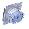 Socket for IP44 Version, Contact Cover with Frame Seal. TRANSPARENT FLAP