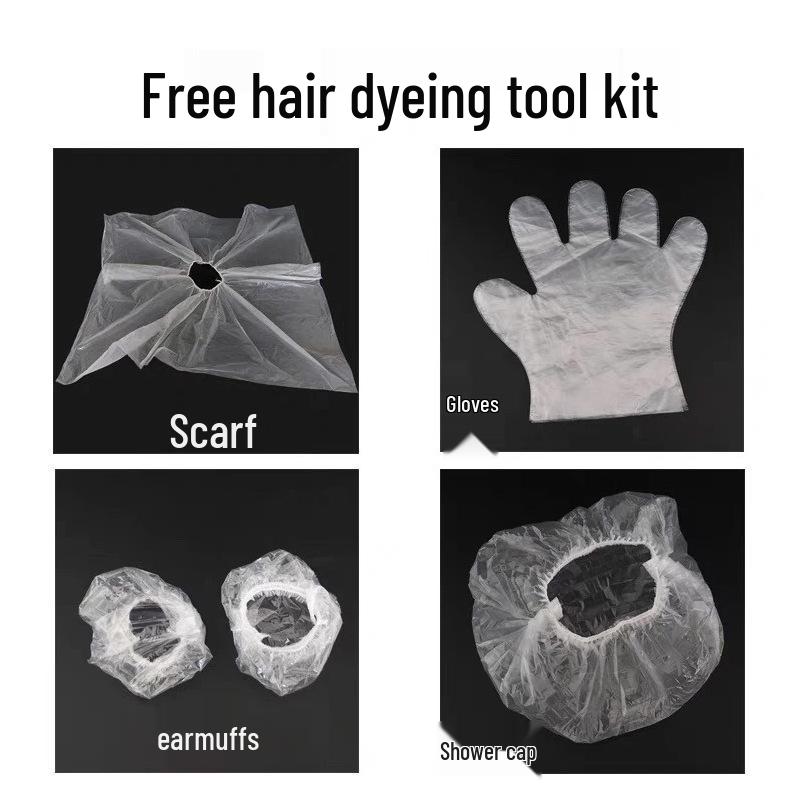 Qiaoneng Natural Black Hair Dye Cream - Smart Gray Coverage for Home Use