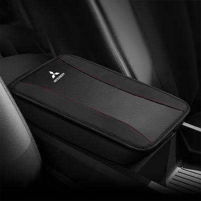 Car Armrest Box Mats PU Leather Center Console Covers Interior Accessories For ASX Lancer Pajero Outlander L200 EVO