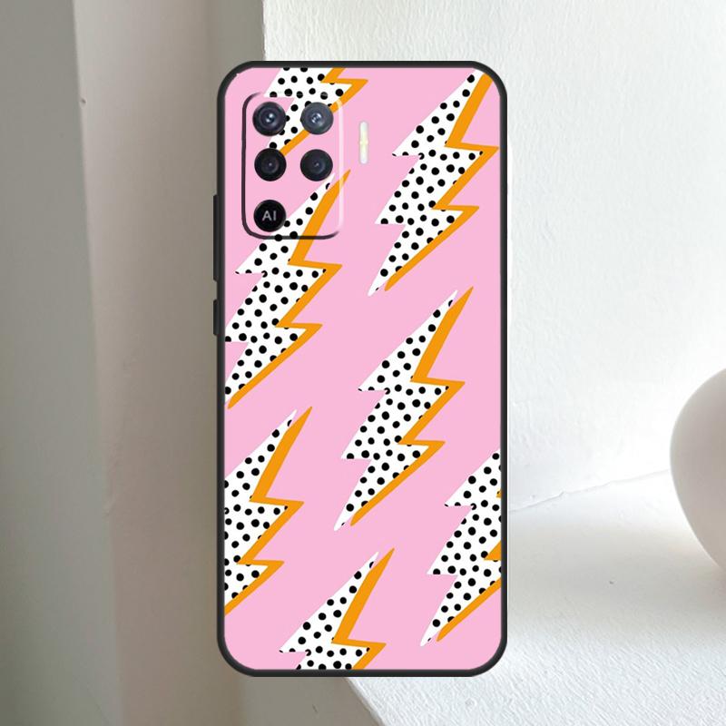

Lightning Bolt Pattern For OPPO A78 A98 A18 A38 A58 A5 A6 Pro A15 A17 A57 A16 A76 A96 A54 A74 A94 A40 A60 A80 Case OPPO A17