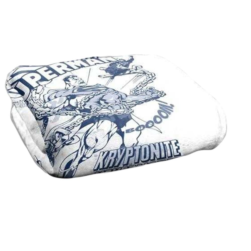 Superman Silky Comic Cover Superman Throw