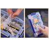Tool Box Screw Organizer Removable Compartment Plastic Small Parts Organizer Hardware Organizer Box for Garage