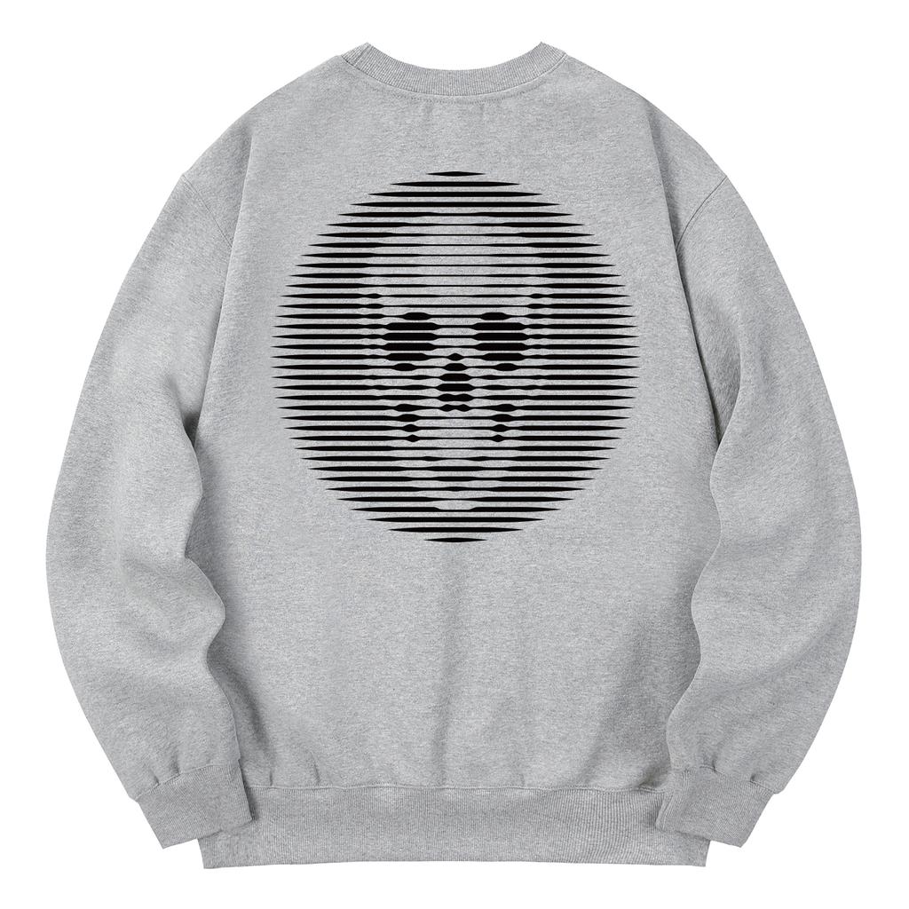 KAN6312 Kmg0109 Lucian Fleece-Lined Sweatshirt - Gray