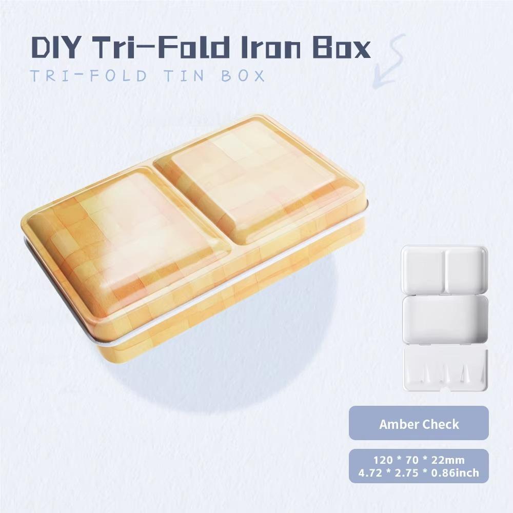 Watercolor Storage Metal Painting Box Foldable Watercolor Paint Box  Watercolor Paint B