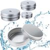 5 Ml 10 Ml 15 Ml 30 Ml 50 Ml 80 Ml Round Aluminum Box Tin Can Screw Lid Storage Scented Candle Lip Balm Oil Empty Jar 10 Pcs