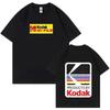 Hot Sale Korean Men Women T-shirt Kodak Brand Short Sleeve Tshirt Clothing Designer Tee High Quality T Shirt Summer Tops Fashion