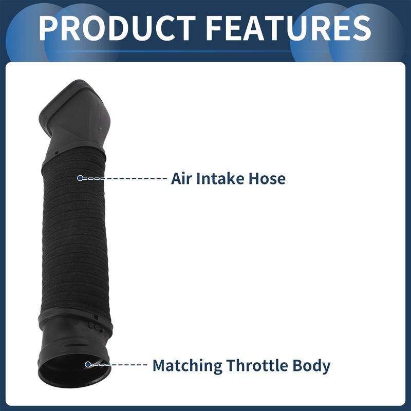 X Autohaux Engine Air Intake Hose for Mercedes Benz Air Cleaner Intake Hose No.2720903482