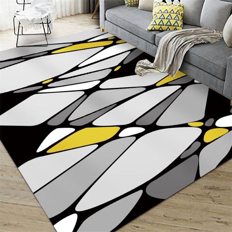 Wohnzimmer Schlafzimmer Geometrie Teppich Anti-Rutsch Bodenmatte weich nordischen Luxus Bereich Teppich Home Dekoration