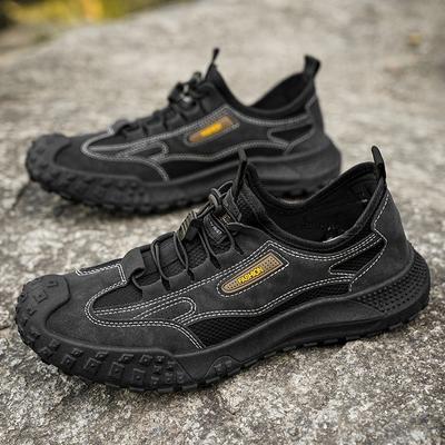 Modne buty do pieszych wędrówek na boso dla mężczyzn Oddychające buty do chodzenia Minimalistyczne buty do wspinaczki górskiej na boso Zero drop Antypoślizgowe buty sportowe