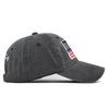 NORTHWOOD American Flag Washed Baseball Cap 3D Embroidered Letter Baseball Cap for Men Women USA Retro Peaked Cap