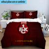 Kaisers-lautern Football Club 3PCS Bedding set,Ideal for1pc Duvet Cover And 2pcs Pillowcases Perfect for Christmas gift,Ideal for Bedroom, Dormitory