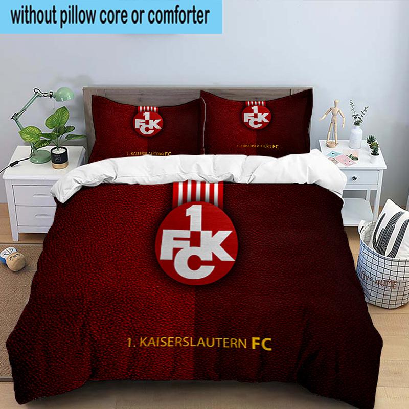 Kaisers-lautern Football Club 3PCS Bedding set,Ideal for1pc Duvet Cover And 2pcs Pillowcases Perfect for Christmas gift,Ideal for Bedroom, Dormitory