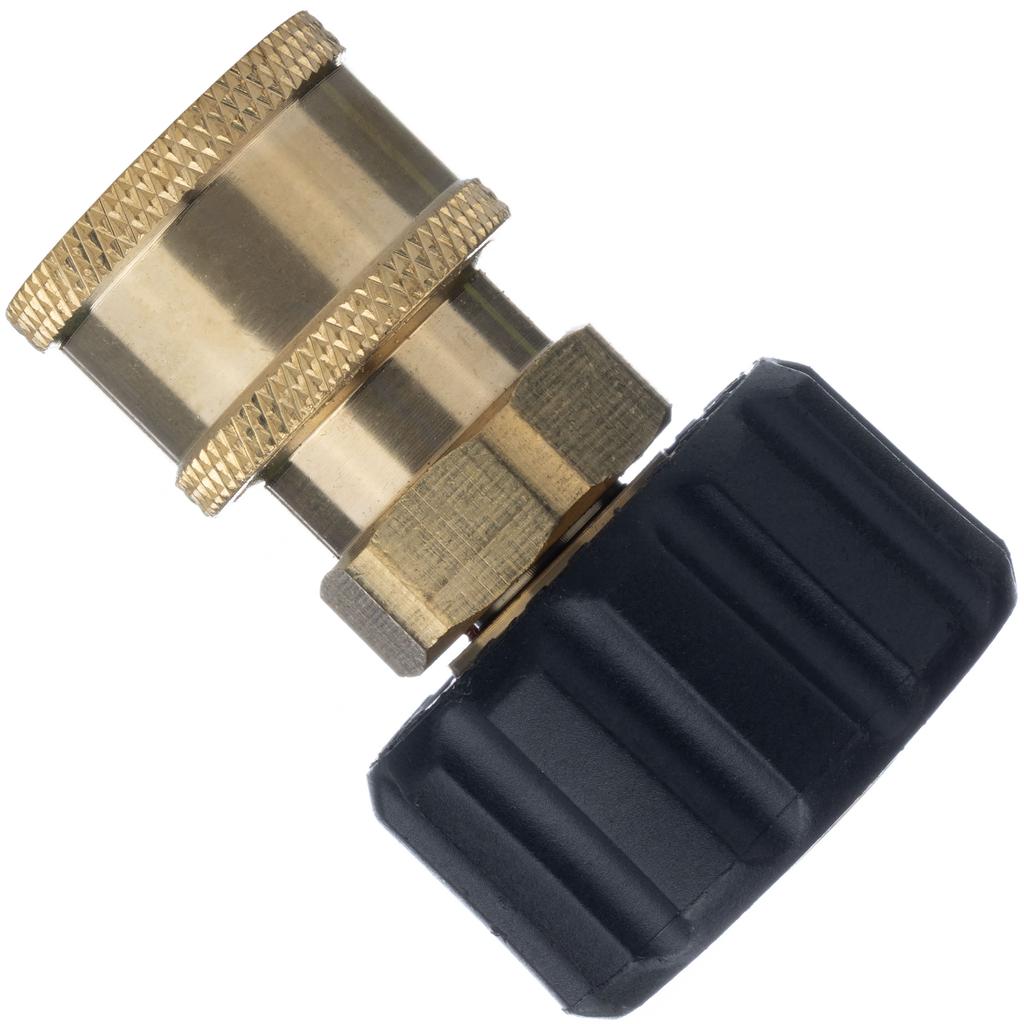 Rosfix Adapter M22 Do Akcesoriów Z Szybkozłączką 1/4"" – Kompatybilny Z Myjkami Ciśnieniowymi | Mosiądz | Max 200 Bar, 90°C, 40 L/min