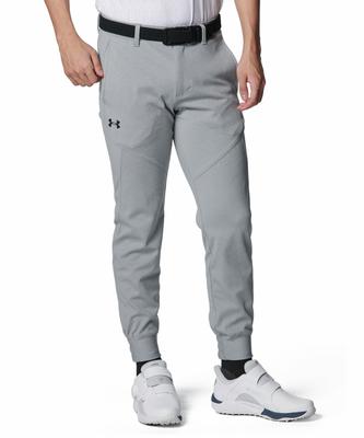 Pantaloni conici UA Drive Knit 6001262 Oțel Gri Mediu Heather Argintiu Metalic L (035)