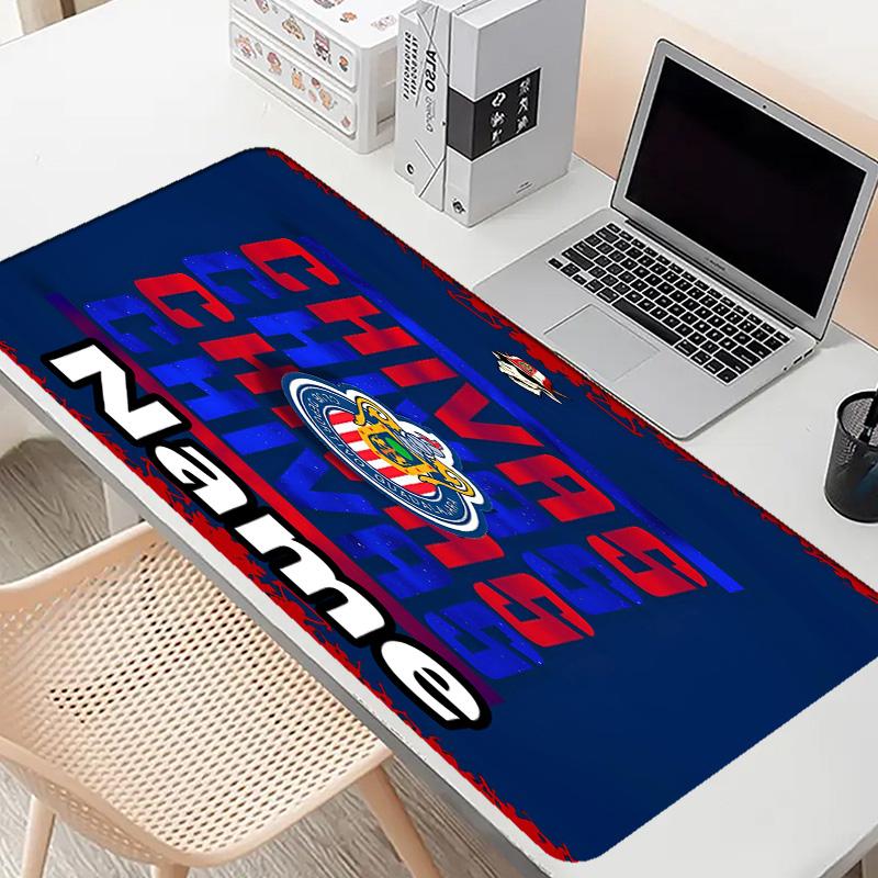 Kişiye Özel İsimli Club Deportivo Guadalajara Desenli Mouse Pad, Dizüstü Bilgisayar Masa Matı, Ev İçin Dekoratif Masa Matı Klavye Altlığı Hediye