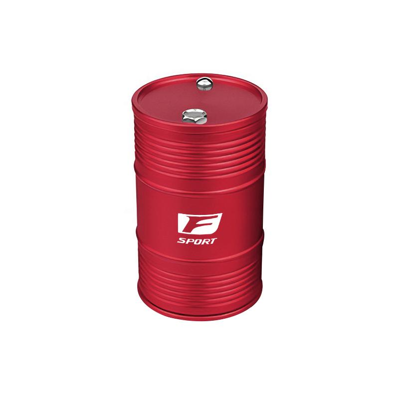 Car Zinc Alloy Ashtray With Lid Rotating Oil Drum Shape For Lexus FSPORT LBX NX RX 350h 450h ES UX 300e GS GX IS LS LX CT LC RC AES1