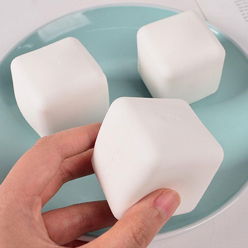 Squishy Tofu Stress Relief Toy Automatic Shape Recovery Soft Fidget Toy For Autism Adhd Anxiety Stress Relief