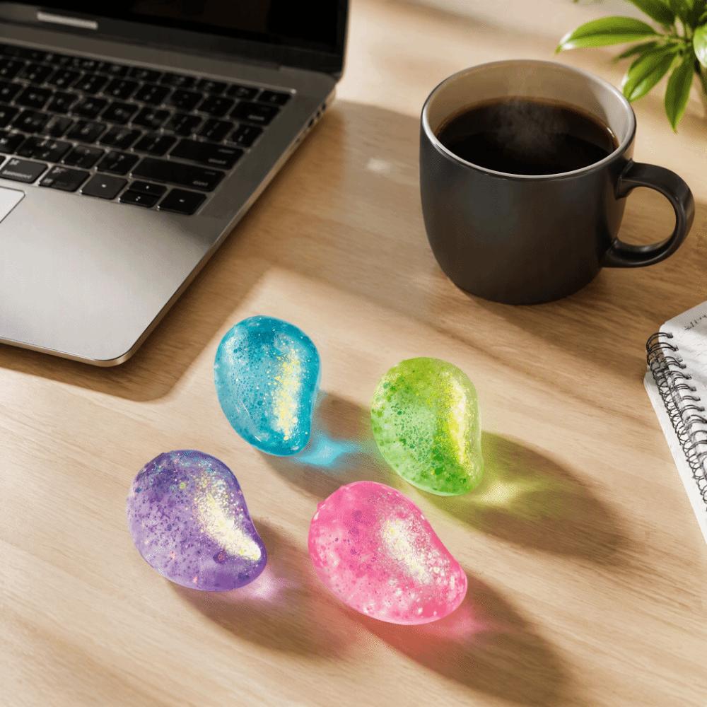 Slow Rising Mango Squeezing Toy Soft Silicone Mango Pinching Toy Pinch Toy Mango Squishy Toy Kids